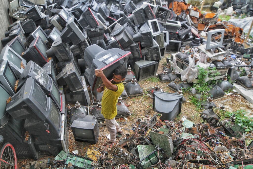 electronics recycling process