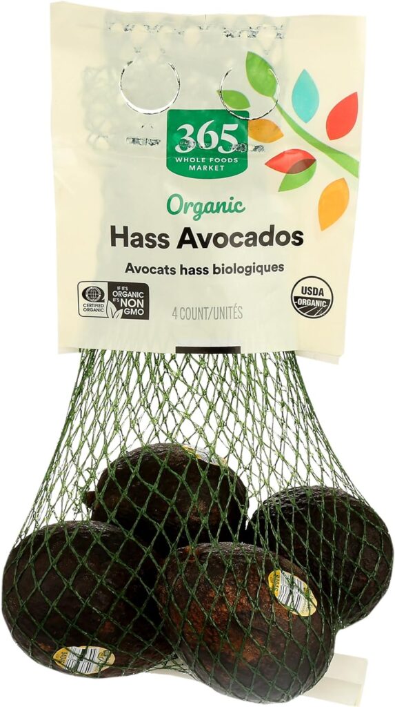 365 by Whole Foods Market, Organic Hass Avocados, 4 Count