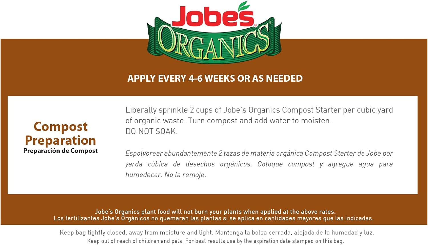jobes organics fast acting fertilizer compost starter review