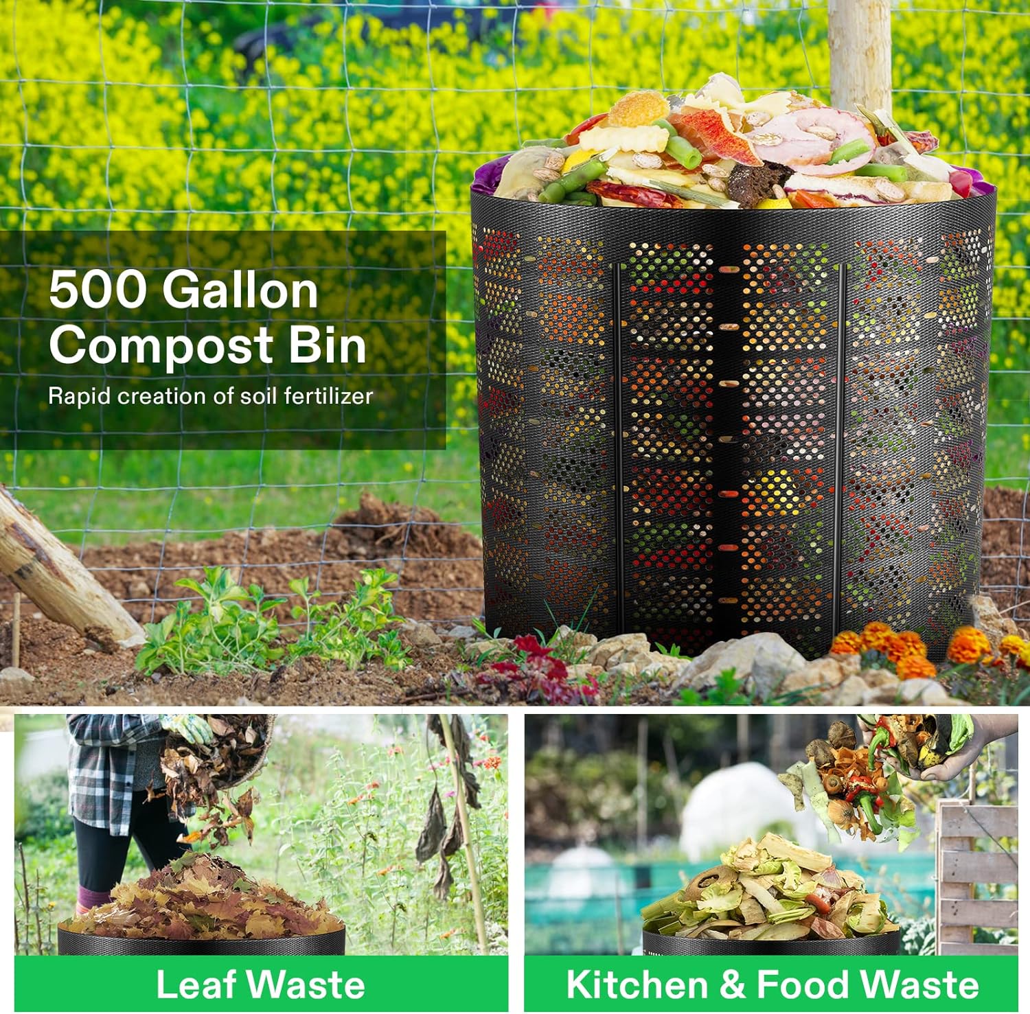 Best VIVOSUN 220 Gallon Outdoor Compost Bin Review