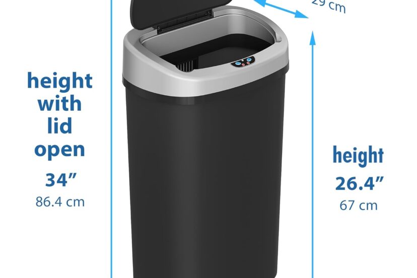 iTouchless 16 Gallon Kitchen Dual Step Trash Can & Recycle Bin Review ...