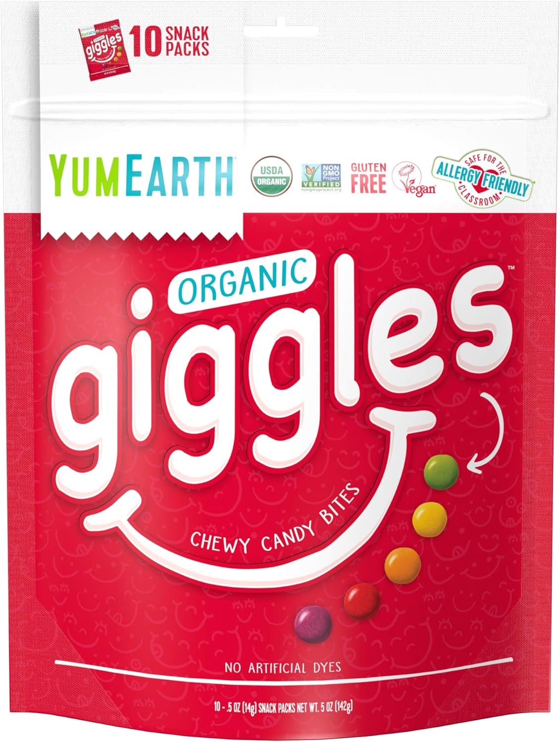 yumearth organic giggles chewy candy bites review