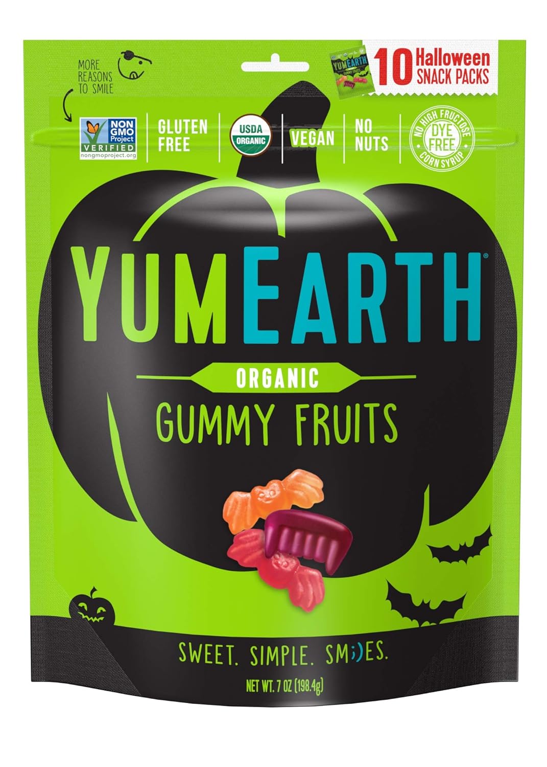 YumEarth Organic Halloween Gummy Fruits Review