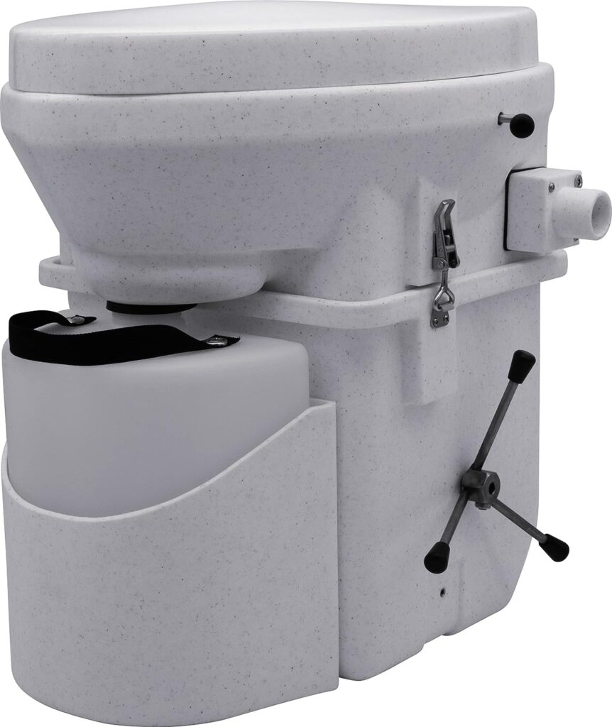 Natures Head Self Contained Composting Toilet with Close Quarters Spider Handle Design