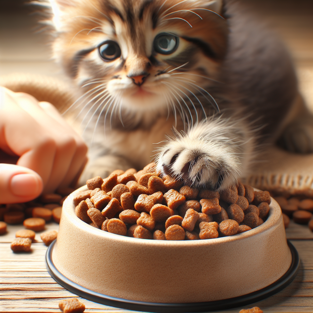 Royal Canin Feline Health Nutrition Kitten Dry Cat Food, 7 lb bag Review