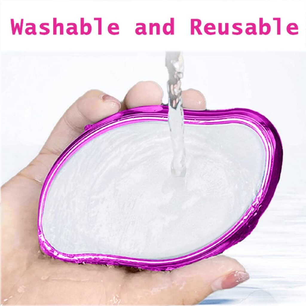 Bleam Crystal Hair Eraser 2023 ANTAND Upgraded Hair Removal Magic Painless Exfoliation Hair Remover Stone Tool for Women Men Leg Arm Back, Eco-Friendly Reusable Hair Eraser for Soft Smooth Skin Pink