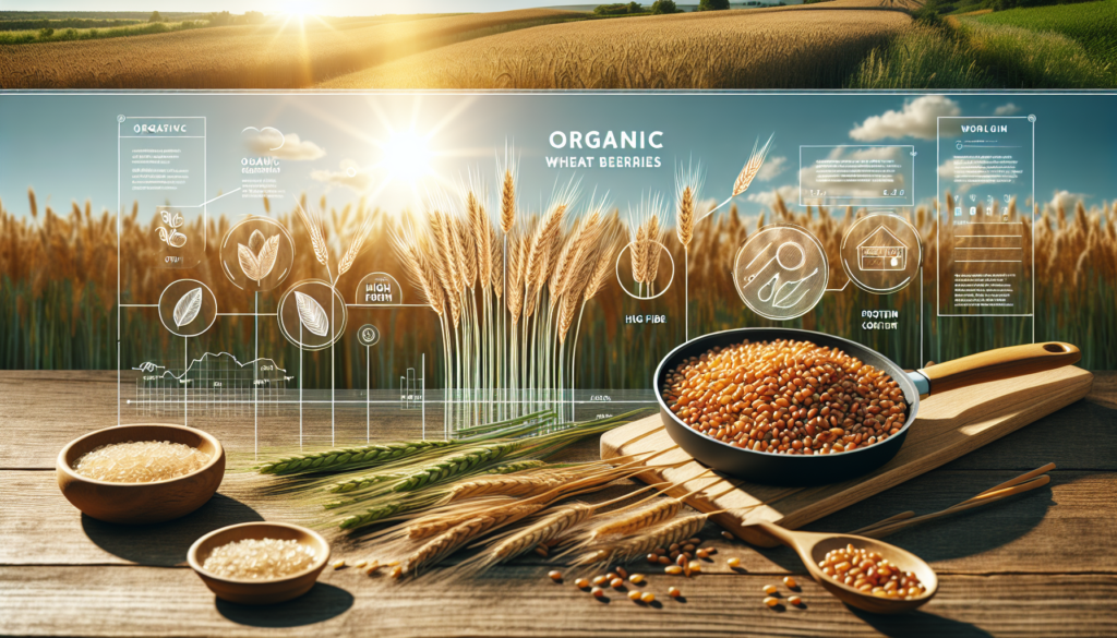 Organic Wheat Berries, 25 Pounds – Non-GMO, Kosher, Raw, Sproutable, Vegan, Sodium and Sugar Free