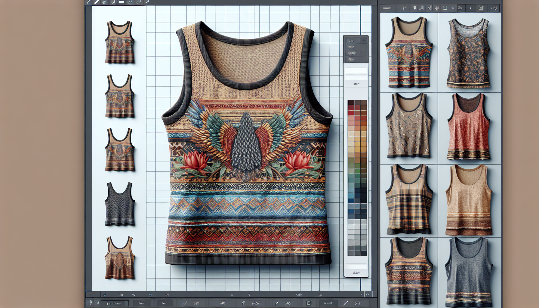 Printed Sleeveless Tank Top Vest Review