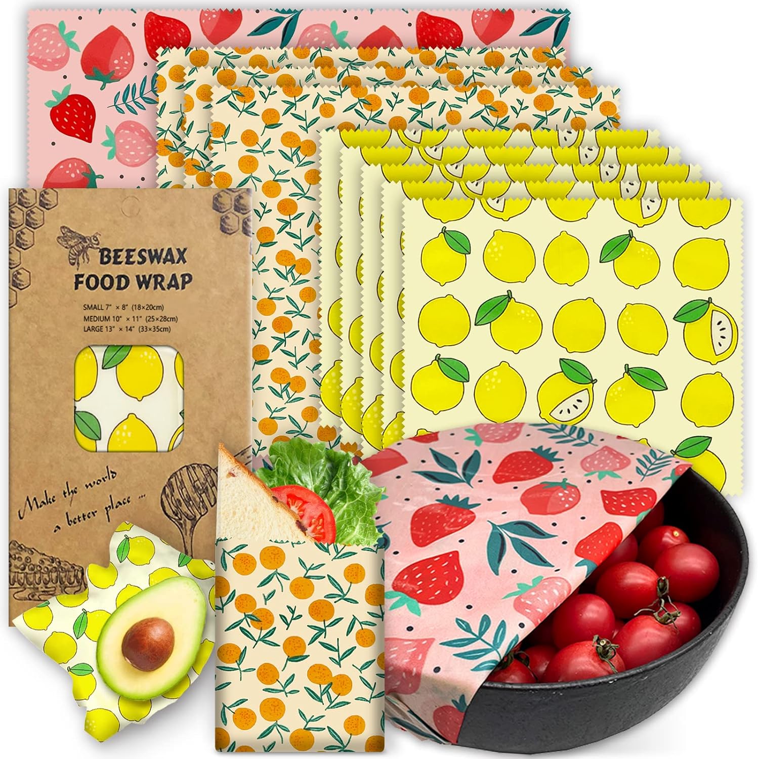 Reusable Beeswax Wrap – 9 Pack Review