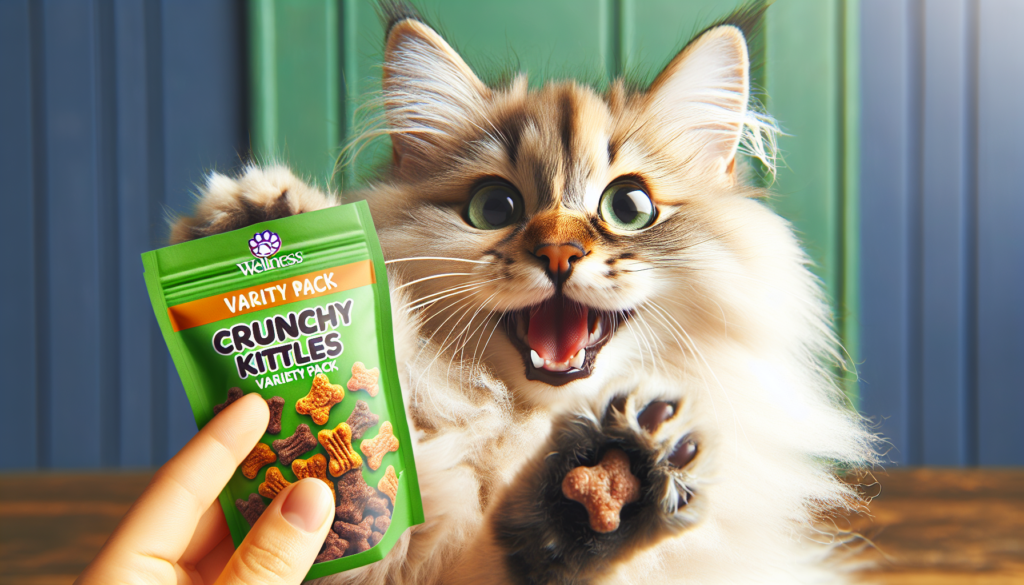 Wellness Crunchy Kittles Cat Treat Variety Pack: Grain-Free, Made with Natural Ingredients and Real Protein (Chicken, Salmon, Tuna Varieties)