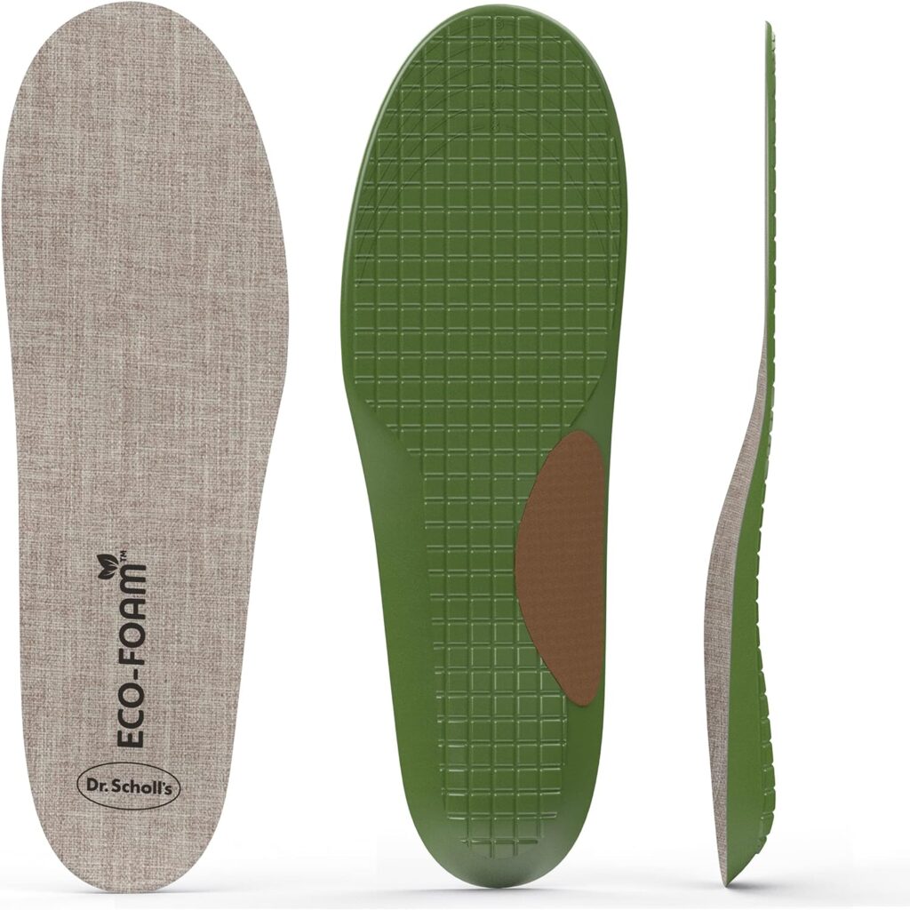 Dr. Scholls Eco-Foam Insoles for Women, Shoe Inserts Made with Sustainable and Recycled Material, Womens 6-10