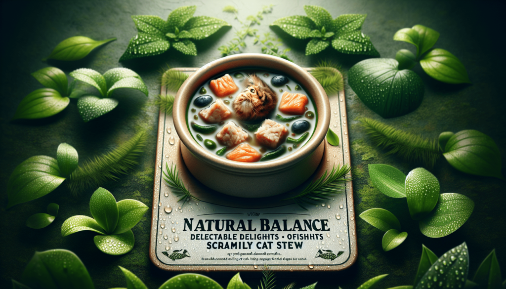 Natural Balance Pet Foods 723633533041 2.5 oz Natural Balance Delectable Delights OFishally Scampi Cat Stew Tub - Case of 12