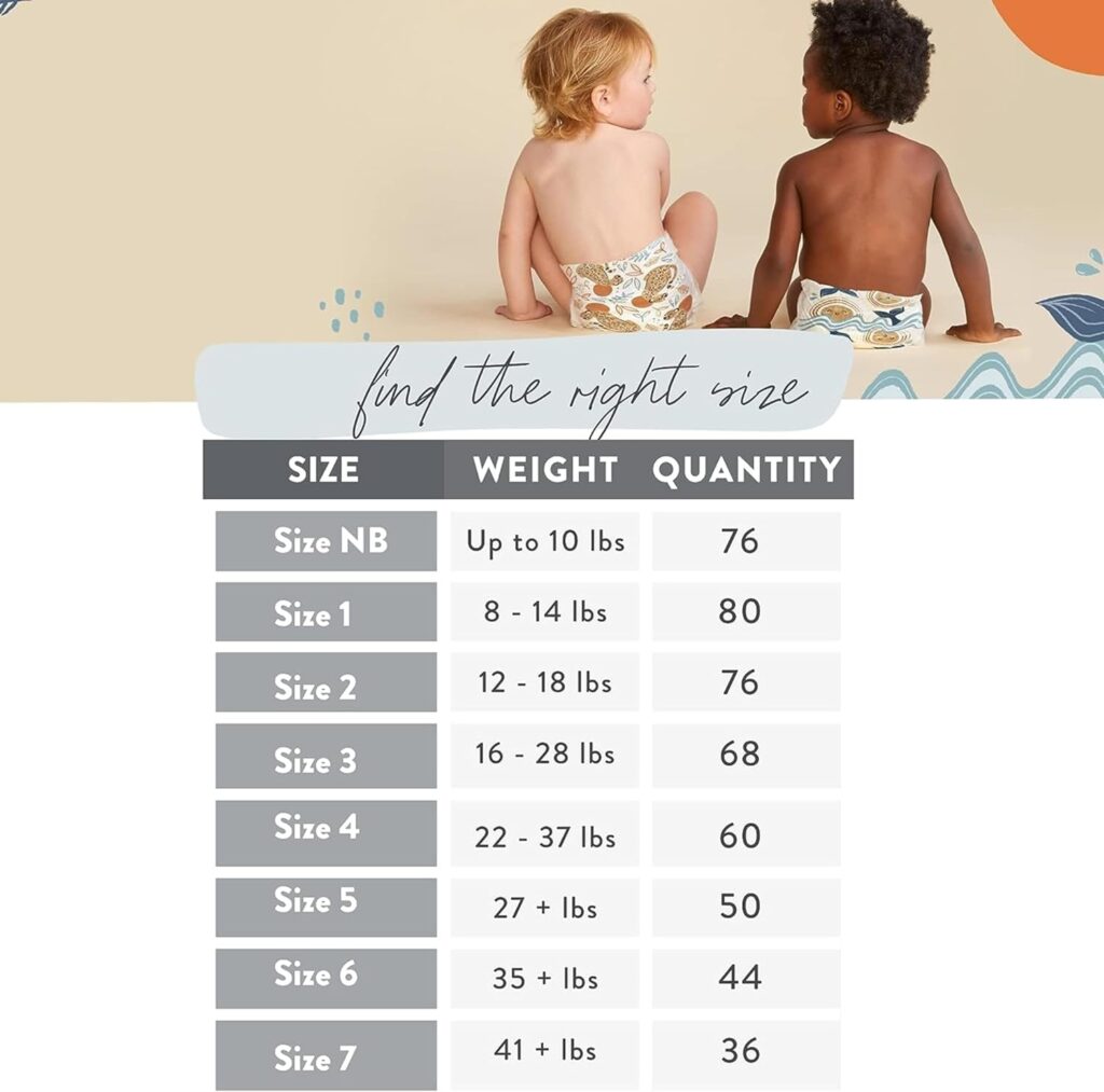 The Honest Company Clean Conscious Diapers | Plant-Based, Sustainable | Winter 23 Limited Edition Prints | Club Box, Size 3 (16-28 lbs), 68 Count