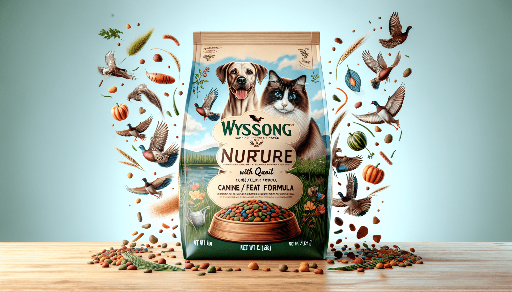 wysong nurture with quail caninefeline formula dogcat food 5 pound bag