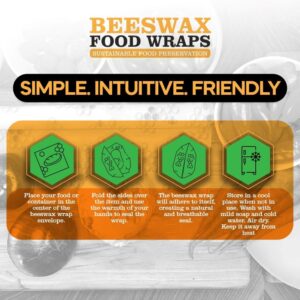 Read more about the article PURE & SUSTAINABLE COMPANY Beeswax Wraps – Food Storage -Pack of 3 – Sustainable – Reusable Review