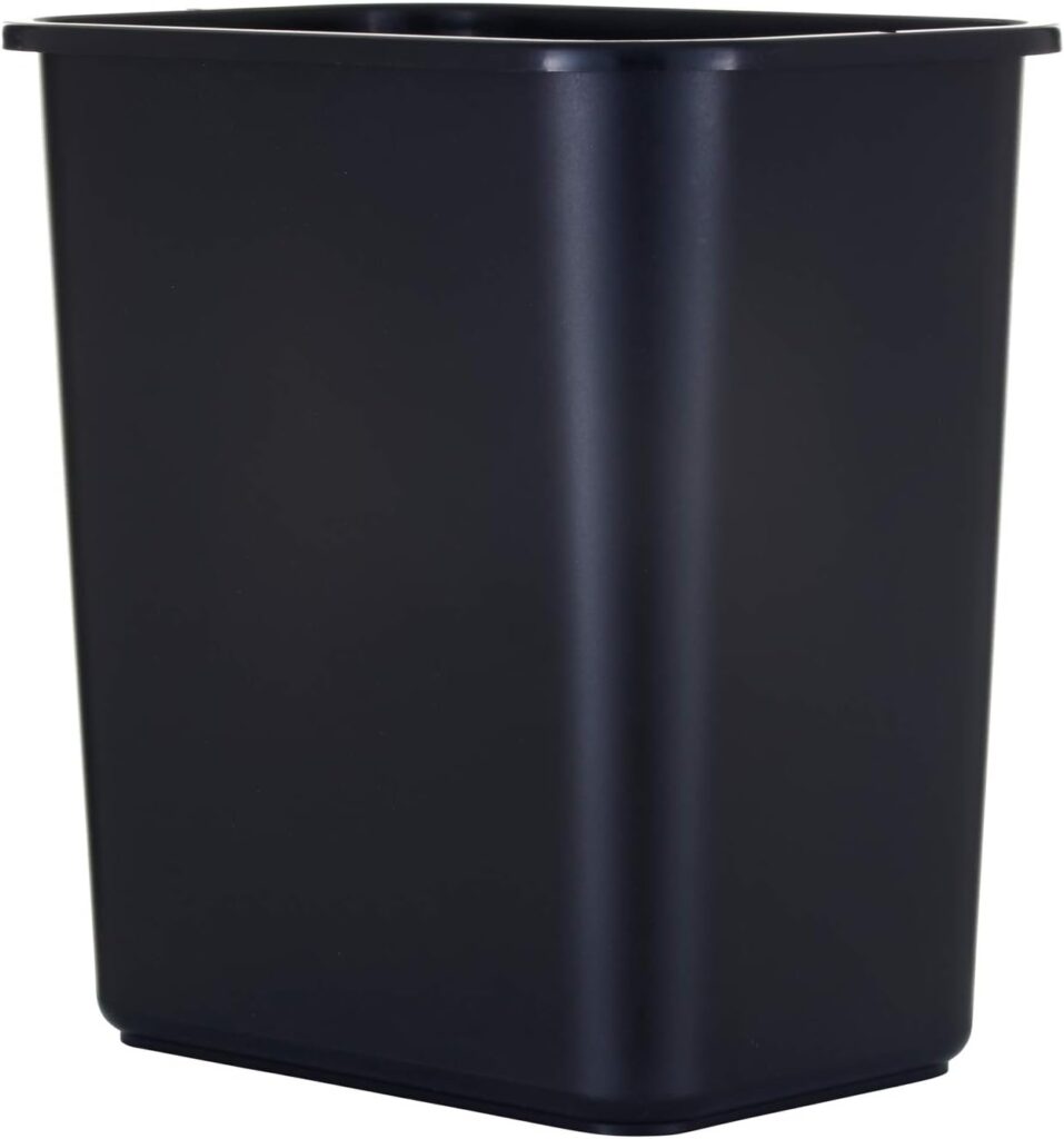 United Solutions 7 Gallon / 28 Quart Space Saving Recycling Bin, Fits Under Desk and Small, Narrow Spaces in Commercial, Kitchen, Home Office, and Dorm, Easy to Clean, Pack of 12, Recycle Blue