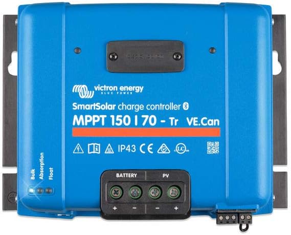 Victron Energy SmartSolar MPPT Tr VE. Can 150V 70 amp 12/24/36/48-Volt Solar Charge Controller (Bluetooth) Review