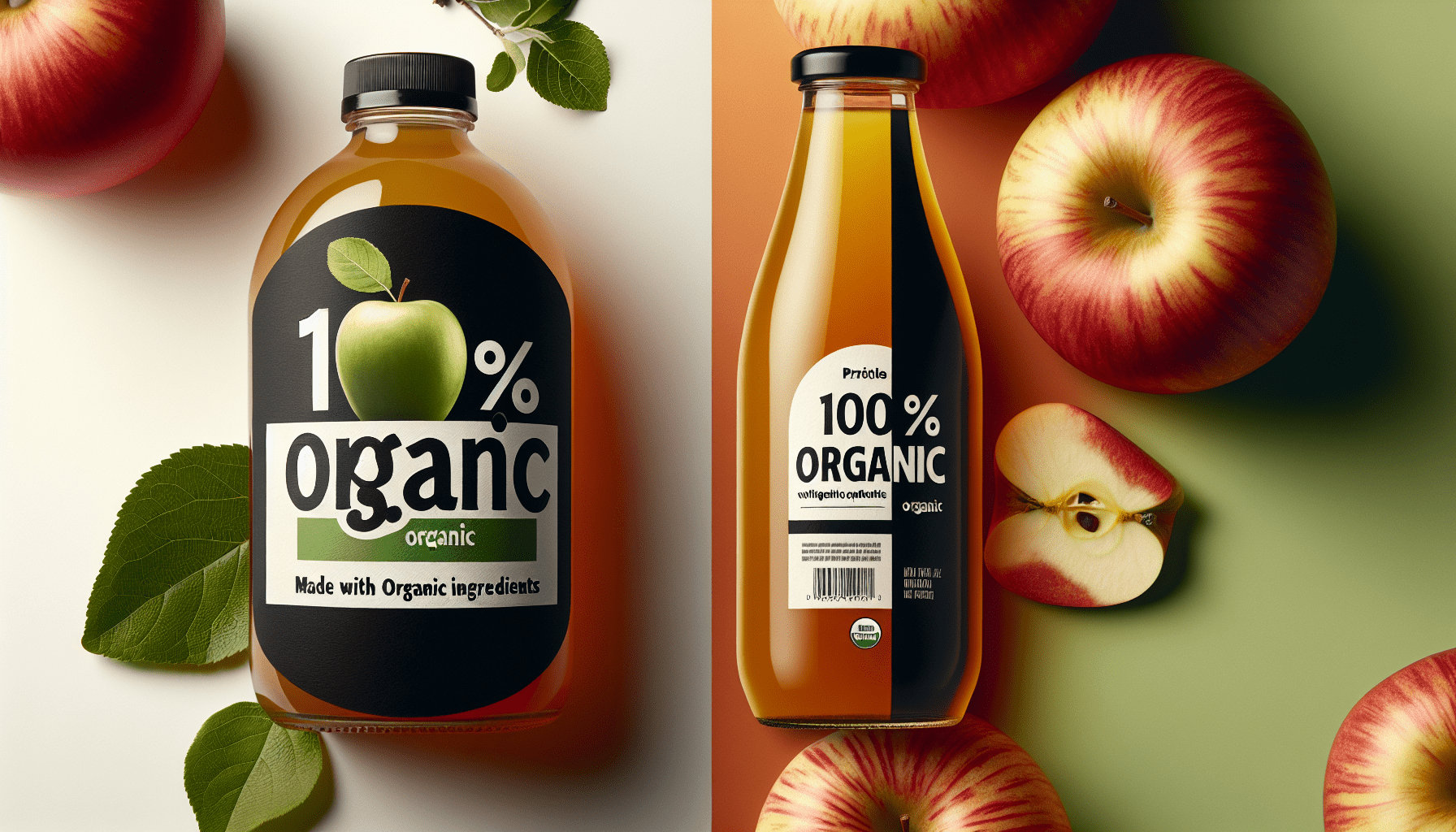 what is the difference between 100 organic and made with organic ingredients