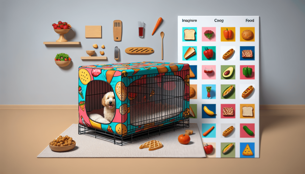 Ambesonne Food Dog Crate Cover, Radish Vegetables Kitchen Theme Apiaceae Vegan Print, Easy to Use Pet Kennel Cover for Medium Large Dogs, 35 x 23 x 27, Multicolor