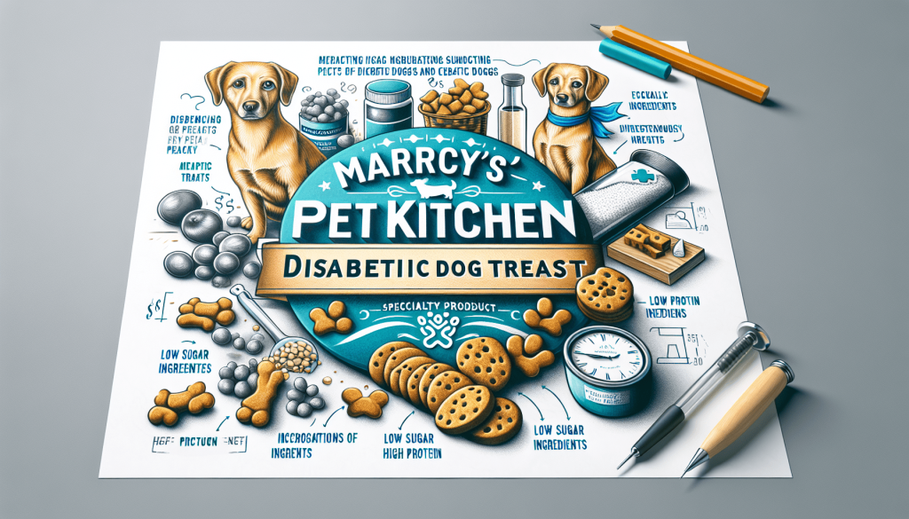 Marcys Pet Kitchen-Diabetic Dog Treats-Vet Recommend-Homemade - Crunchy, All Natural-Vegan Homemade,-Gluten Free-for Sensitive Stomachs-Made in The USA Only.