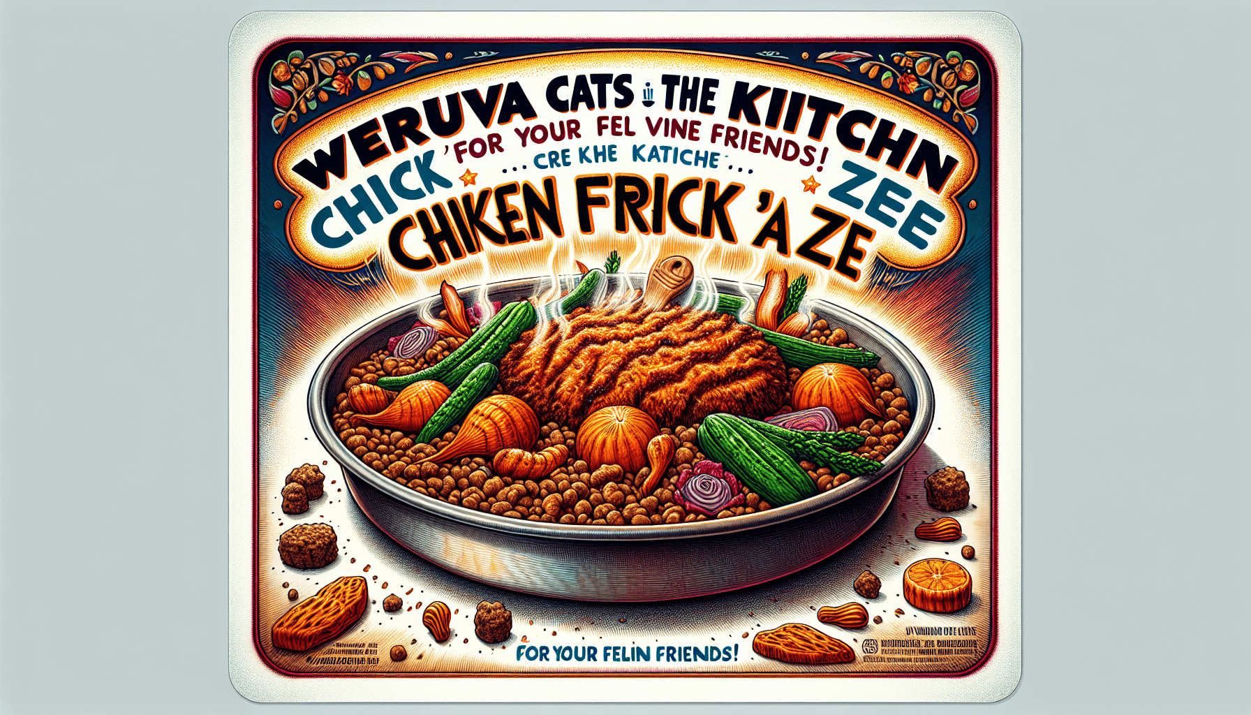 Weruva Cats in The Kitchen, Chicken Frick A Zee with Chicken Au Jus Cat Food, 3.2oz Can (Pack of 24)