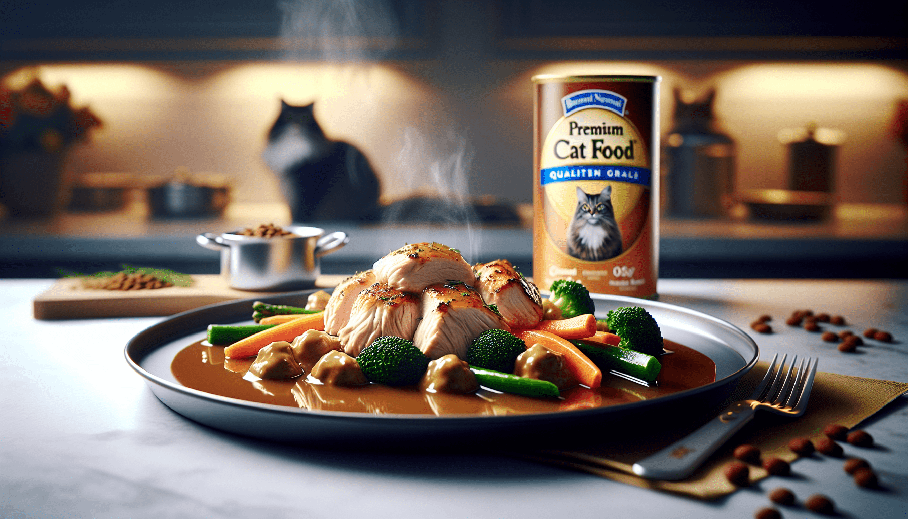 Weruva Cats in The Kitchen, Chicken Frick A Zee with Chicken Au Jus Cat Food, 3.2oz Can (Pack of 24)