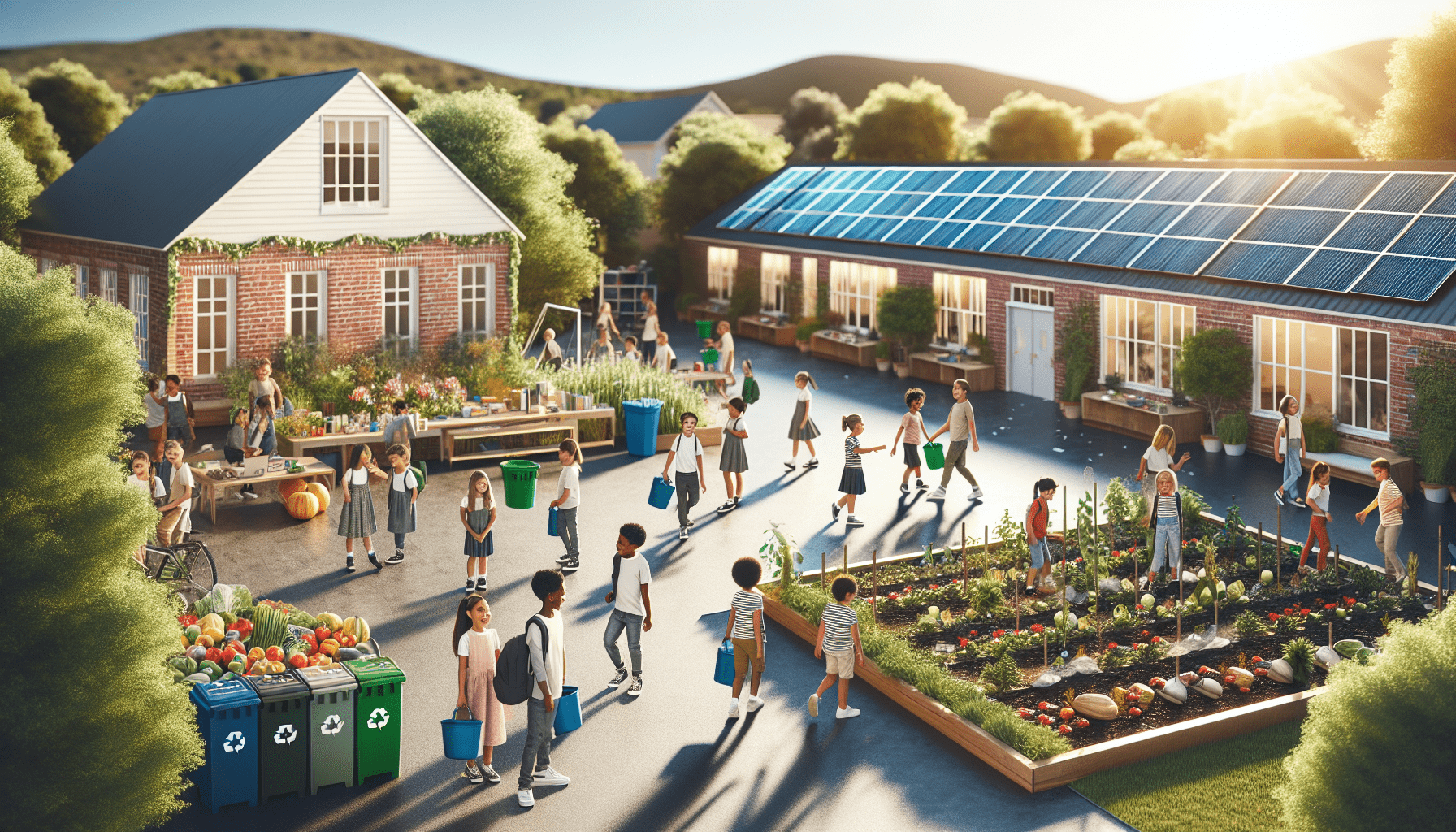 how can schools promote sustainability