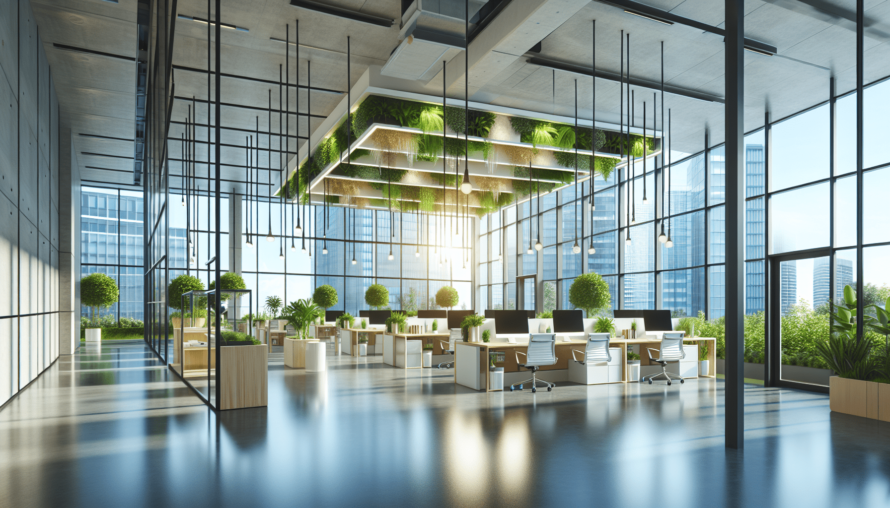 how can sustainable architecture improve productivity in workplaces