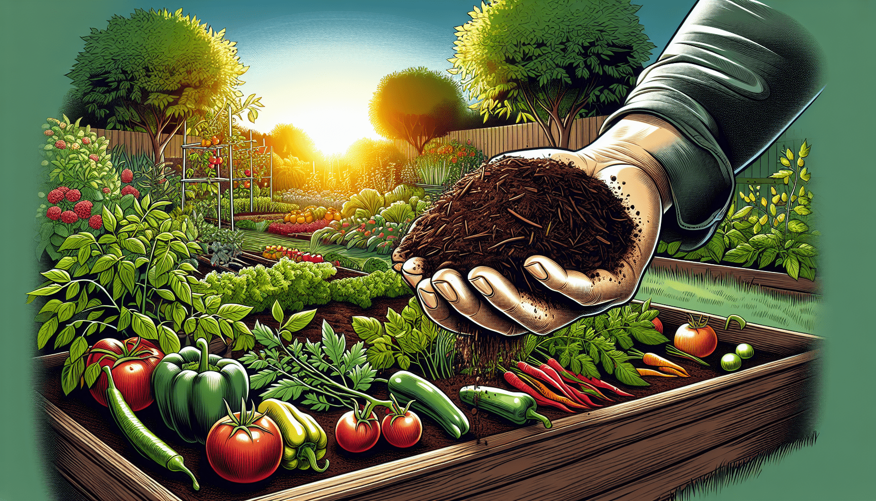 How Do I Use Compost In Vegetable Gardens?