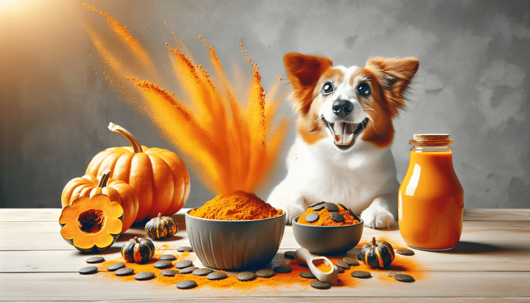 Raw Paws Boost Pet Food Topper Organic Pumpkin Powder, 3-oz - Made in USA - Grain-Free Dog Toppers for Dry Food - Anti Scoot Powder Pumpkin for Dogs - Vegan Dog Food Gravy - Dog Meal Toppers for Dogs