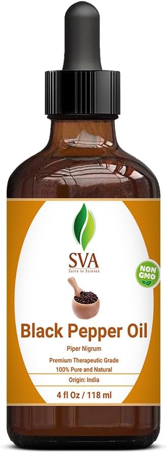 SVA Rosemary Essential Oil – 1 Fl Oz – 100% Natural Rosemary Oil - for Diffuser, Hair Care, Face, Skin Care, Aromatherapy, Scalp and Body Massage, Soap and Candle Making – with Dropper