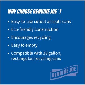 Read more about the article Genuine Joe 98219 Recycle Bin Lid Review