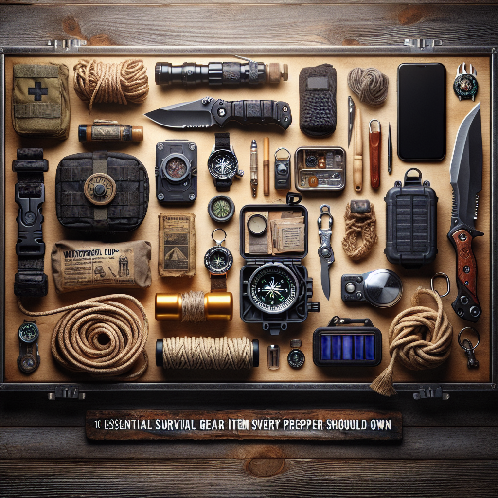 Read more about the article 10 Essential Survival Gear Items Every Prepper Should Own