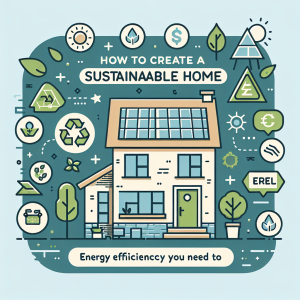 Read more about the article How to Create a Sustainable Home: Energy Efficiency Tips You Need to Know